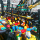 Illustration for article titled Impressive Build of an Inverted Lego Roller Coaster